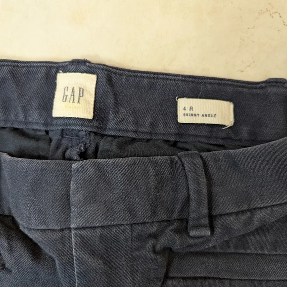 GAP Dark Blue Corduroy Trousers - Picture 3 of 4